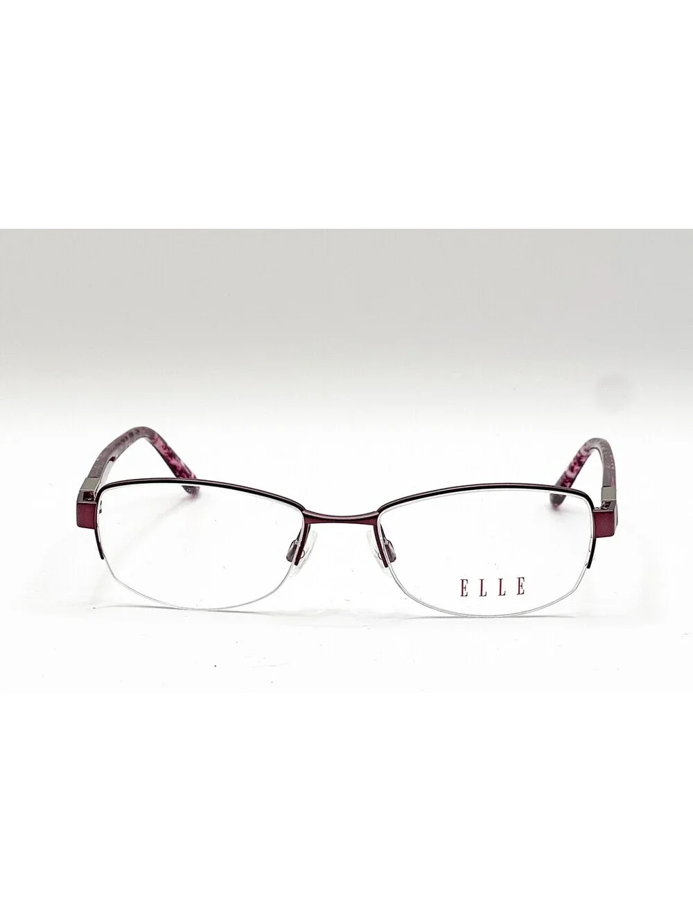 Elle EL13429 PK Pink Rectangle Authentic Eyeglass Frames 51-17